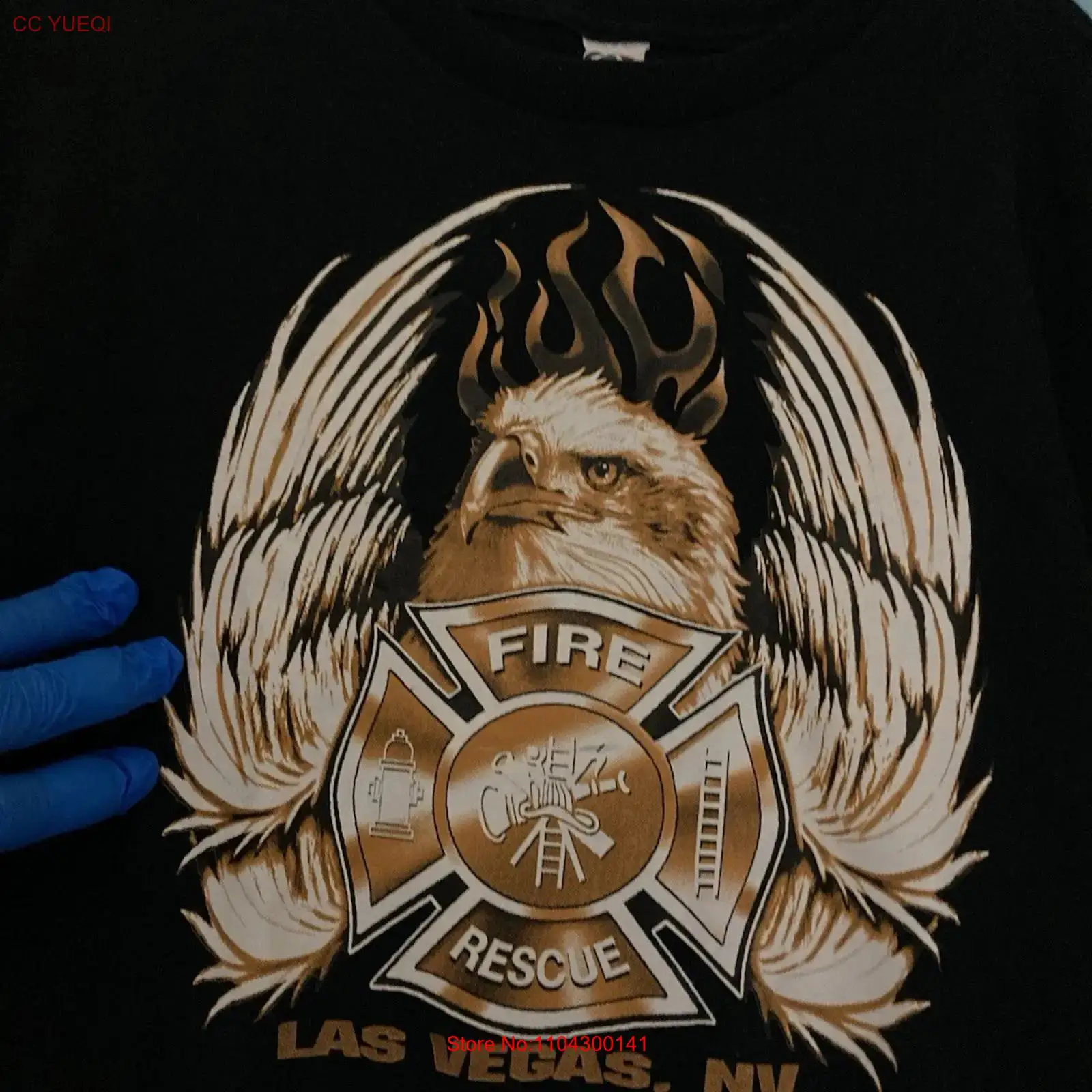 Vintage Vegas Fashion - تي شيرت LAS VEGAS FIRE RESCUE
