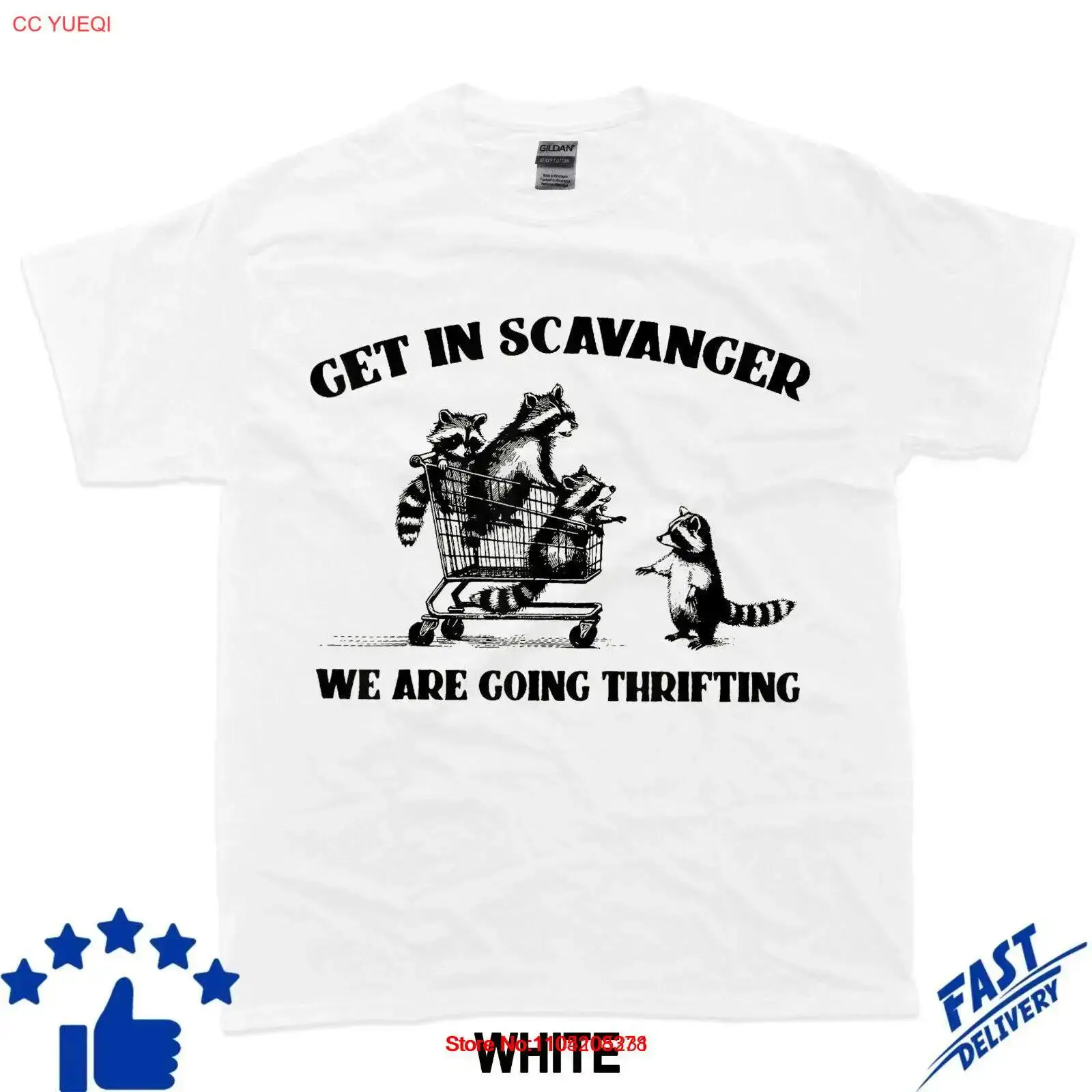 تي شيرت Get In Scavenger We're - مراجعة Vintage Fashion Thrift وسعره