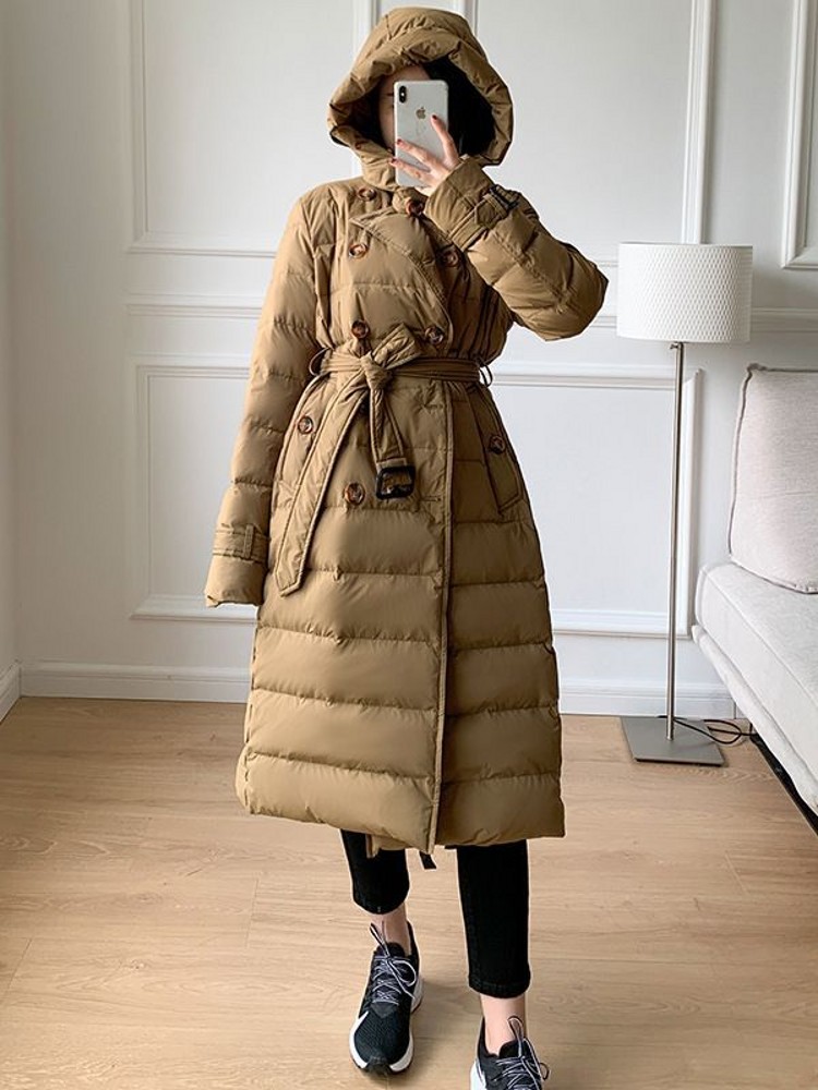 المرأة الشتاء سترة واقية طويلة - مراجعة Vintage Windbreaker Nylon وسعره