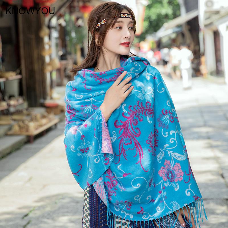 كبير الحجم مربع وشاح تقليد الك - مراجعة Vintage Fashion Hijab وسعره